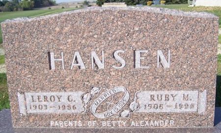 HANSEN, LEROY C. - Cedar County, Iowa | LEROY C. HANSEN 