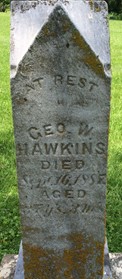HAWKINS, GEORGE W. - Cedar County, Iowa | GEORGE W. HAWKINS 