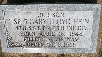 HEIN, GARY LLOYD - Cedar County, Iowa | GARY LLOYD HEIN 