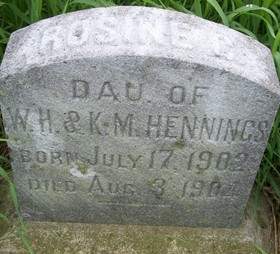 HENNINGS, ROSINE - Cedar County, Iowa | ROSINE HENNINGS 