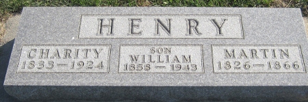 SOPHRONIER HENRY, CHARITY - Cedar County, Iowa | CHARITY SOPHRONIER HENRY 