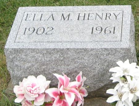 HENRY, ELLA M. - Cedar County, Iowa | ELLA M. HENRY 