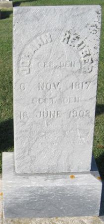 HEUSER, JOHANN - Cedar County, Iowa | JOHANN HEUSER 