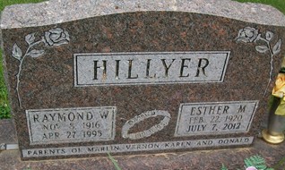 SIECK HILLYER, ESTHER MARTHA - Cedar County, Iowa | ESTHER MARTHA SIECK HILLYER 