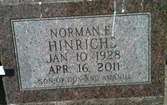 HINRICHS, NORMAN EARL - Cedar County, Iowa | NORMAN EARL HINRICHS 