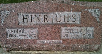HINRICHS, ESTELLA M. - Cedar County, Iowa | ESTELLA M. HINRICHS 