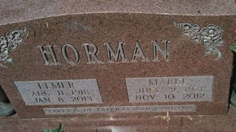 HORMAN, ELMER - Cedar County, Iowa | ELMER HORMAN 