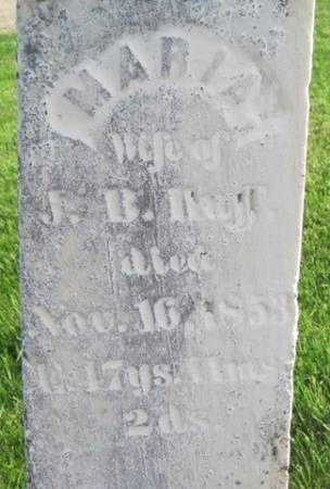 HUFF, MARIA - Cedar County, Iowa | MARIA HUFF 