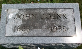 JOENK, JOHN - Cedar County, Iowa | JOHN JOENK 