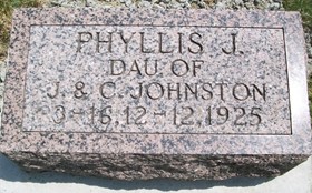 JOHNSTON, PHYLLIS JO - Cedar County, Iowa | PHYLLIS JO JOHNSTON 