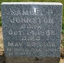 JOHNSTON, SAMUEL PAUL - Cedar County, Iowa | SAMUEL PAUL JOHNSTON 