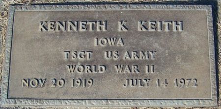KEITH, KENNETH K. - Cedar County, Iowa | KENNETH K. KEITH 
