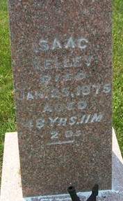 KELLEY, ISAAC - Cedar County, Iowa | ISAAC KELLEY 