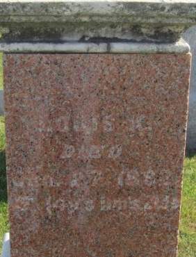 KIMBALL, LOUIS K. - Cedar County, Iowa | LOUIS K. KIMBALL 