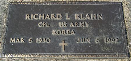 KLAHN, RICHARD L. - Cedar County, Iowa | RICHARD L. KLAHN 
