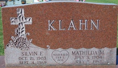 KLAHN, SILVIN E. - Cedar County, Iowa | SILVIN E. KLAHN 