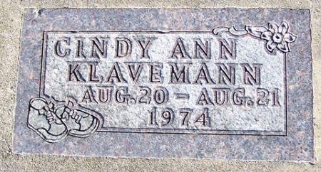 KLAVEMANN, CINDY ANN - Cedar County, Iowa | CINDY ANN KLAVEMANN 