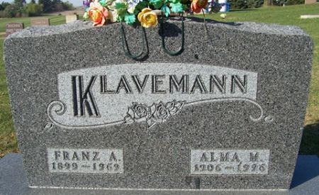 KLAVEMANN, FRANZ A. - Cedar County, Iowa | FRANZ A. KLAVEMANN 