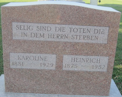 KROEGER, KAROLINE - Cedar County, Iowa | KAROLINE KROEGER 