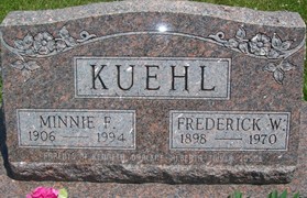 KUEHL, FREDERICK WILLIAM - Cedar County, Iowa | FREDERICK WILLIAM KUEHL 