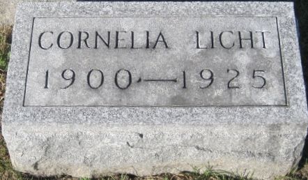 LICHT, CORNELIA - Cedar County, Iowa | CORNELIA LICHT 