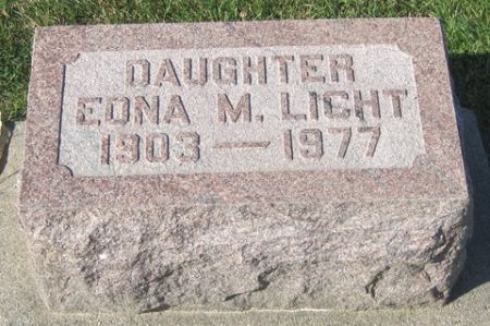 LICHT, EDNA M. - Cedar County, Iowa | EDNA M. LICHT 