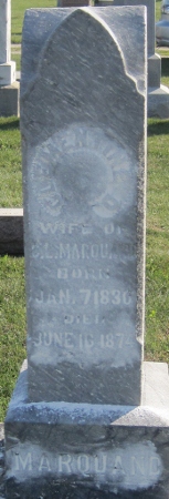 MARQUAND, CLEMENTINE D. - Cedar County, Iowa | CLEMENTINE D. MARQUAND 