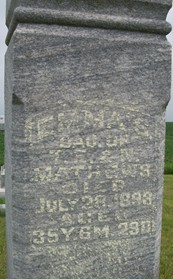 MATHEWS, EMMA S. - Cedar County, Iowa | EMMA S. MATHEWS 