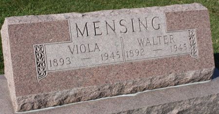 MENSING, WALTER - Cedar County, Iowa | WALTER MENSING 