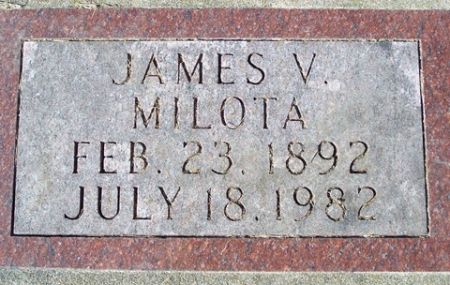 MILOTA, JAMES V. - Cedar County, Iowa | JAMES V. MILOTA 