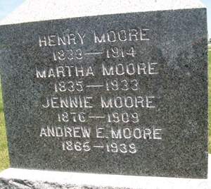 MOORE, MARTHA - Cedar County, Iowa | MARTHA MOORE 