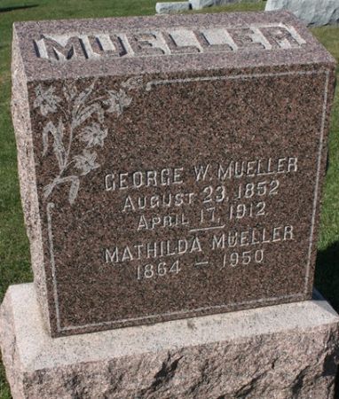 MUELLER, MATHILDA - Cedar County, Iowa | MATHILDA MUELLER 
