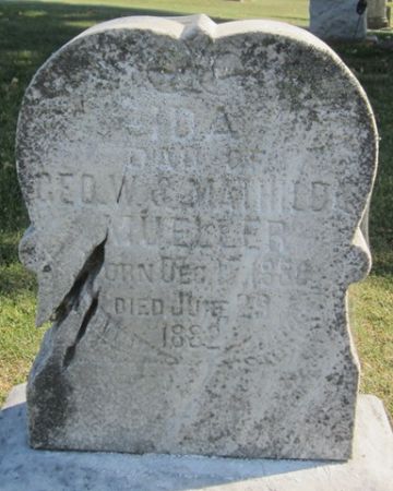 MUELLER, IDA - Cedar County, Iowa | IDA MUELLER 