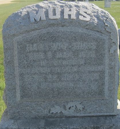MUHS, HARTWIG - Cedar County, Iowa | HARTWIG MUHS 