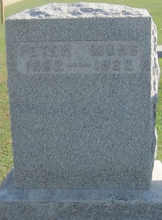 MUHS, PETER - Cedar County, Iowa | PETER MUHS 