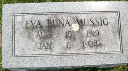 MUSSIG, EVA EDNA - Cedar County, Iowa | EVA EDNA MUSSIG 
