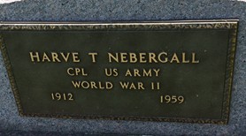 NEBERGALL, HARVE THOMAS - Cedar County, Iowa | HARVE THOMAS NEBERGALL 
