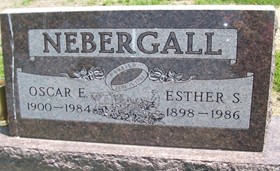 ACHEY NEBERGALL, ESTHER SARAH - Cedar County, Iowa | ESTHER SARAH ACHEY NEBERGALL 