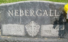 NEBERGALL, GERTRUDE MABEL - Cedar County, Iowa | GERTRUDE MABEL NEBERGALL 
