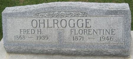 OHLROGGE, FLORENTINE - Cedar County, Iowa | FLORENTINE OHLROGGE 