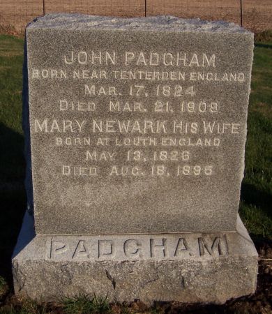 PADGHAM, JOHN - Cedar County, Iowa | JOHN PADGHAM 