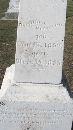 PETERSEN, DOROTHEA - Cedar County, Iowa | DOROTHEA PETERSEN 