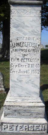 PETERSEN, MARIE - Cedar County, Iowa | MARIE PETERSEN 