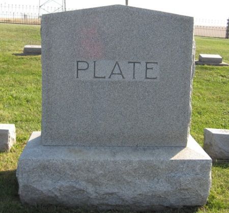 PLATE, FAMILY MONUMENT - Cedar County, Iowa | FAMILY MONUMENT PLATE 