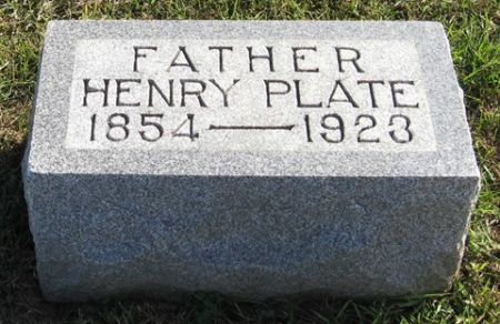 PLATE, HENRY - Cedar County, Iowa | HENRY PLATE 