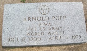 POPP, ARNOLD - Cedar County, Iowa | ARNOLD POPP 