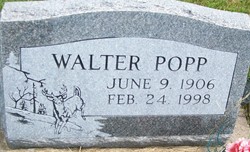 POPP, WALTER - Cedar County, Iowa | WALTER POPP 