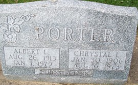 PORTER, CHRYSTAL L. - Cedar County, Iowa | CHRYSTAL L. PORTER 