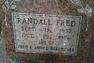 REKEMEYER, RANDALL FRED - Cedar County, Iowa | RANDALL FRED REKEMEYER 