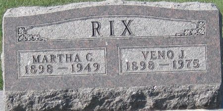 RIX, VENO J. - Cedar County, Iowa | VENO J. RIX 